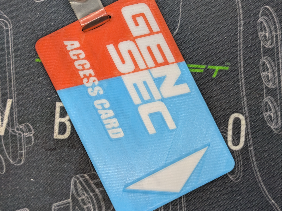 "GenSec" Access Card from "Payday 2"