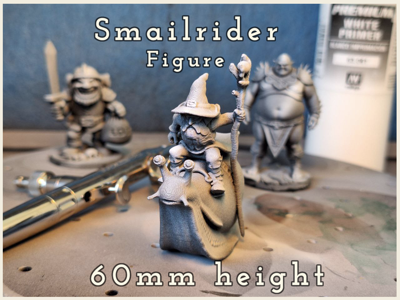 The Snail Rider, Mini figure