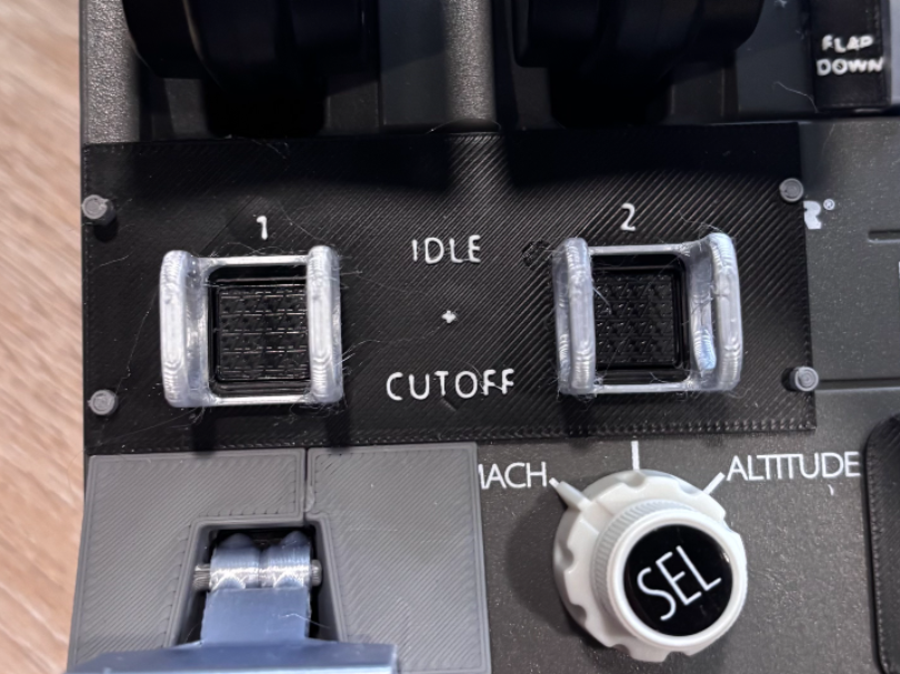 Fuel Cutoff panel for TCA Boeing Quadrant