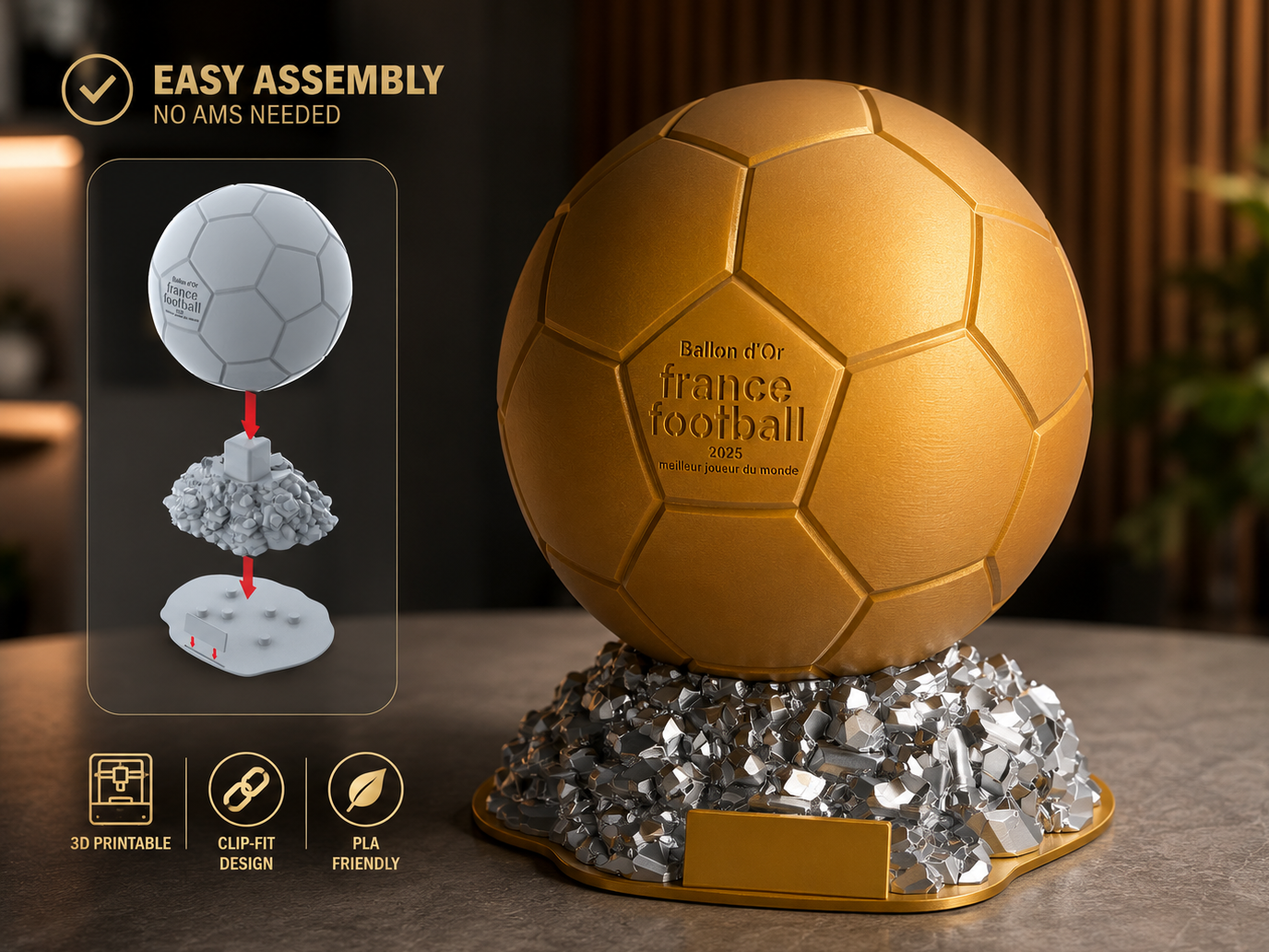 TROPHÉE BALLON OR