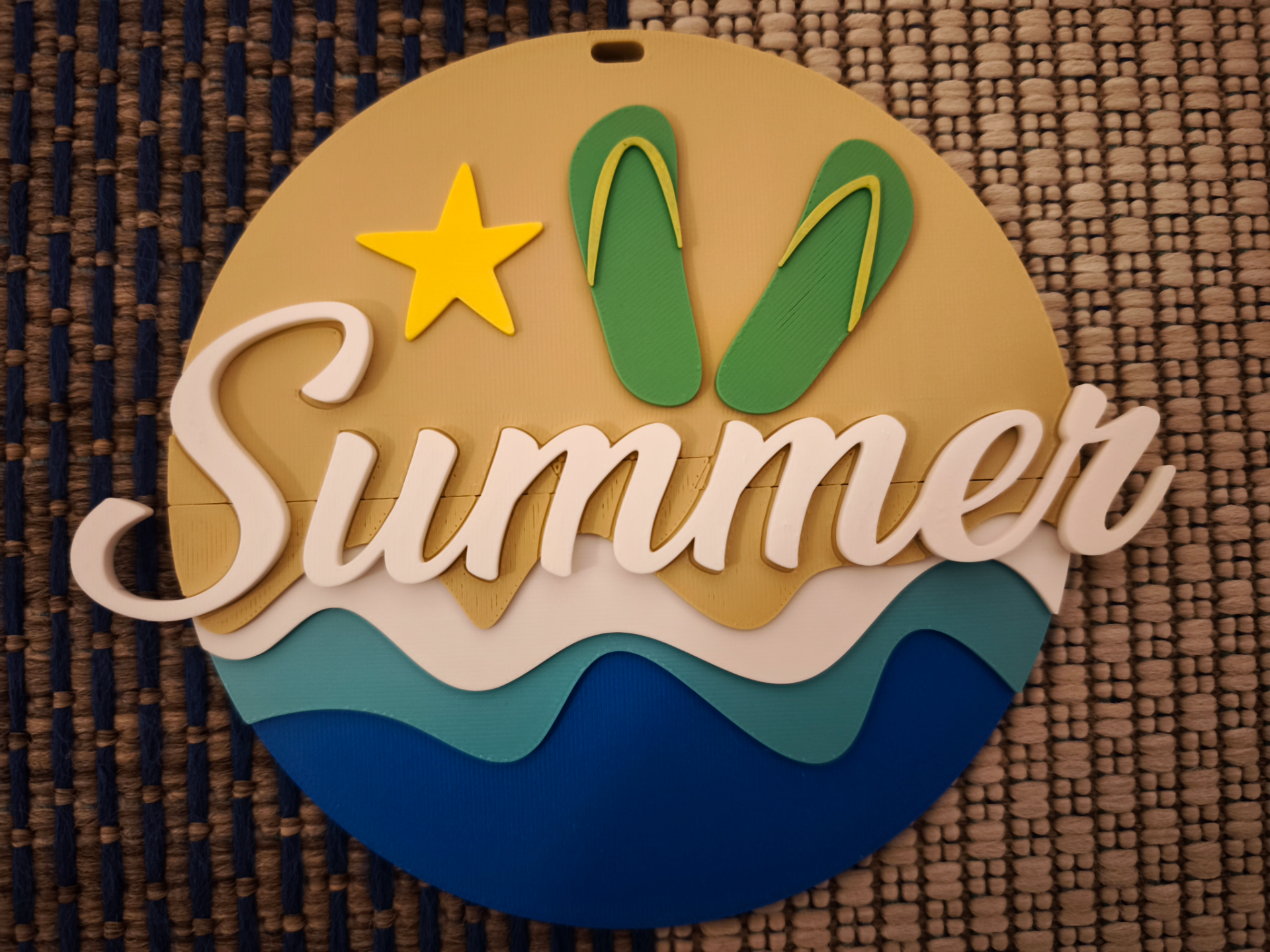 Hello Summer – Coastal Welcome Sign