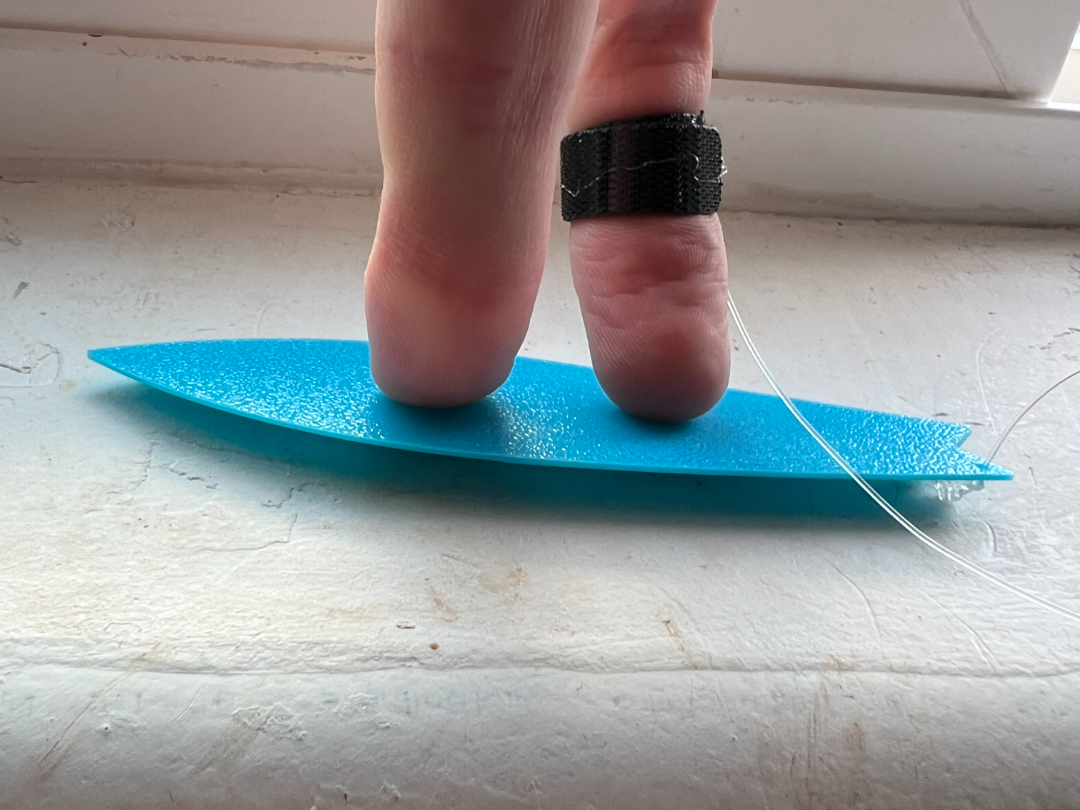Finger Surfboard