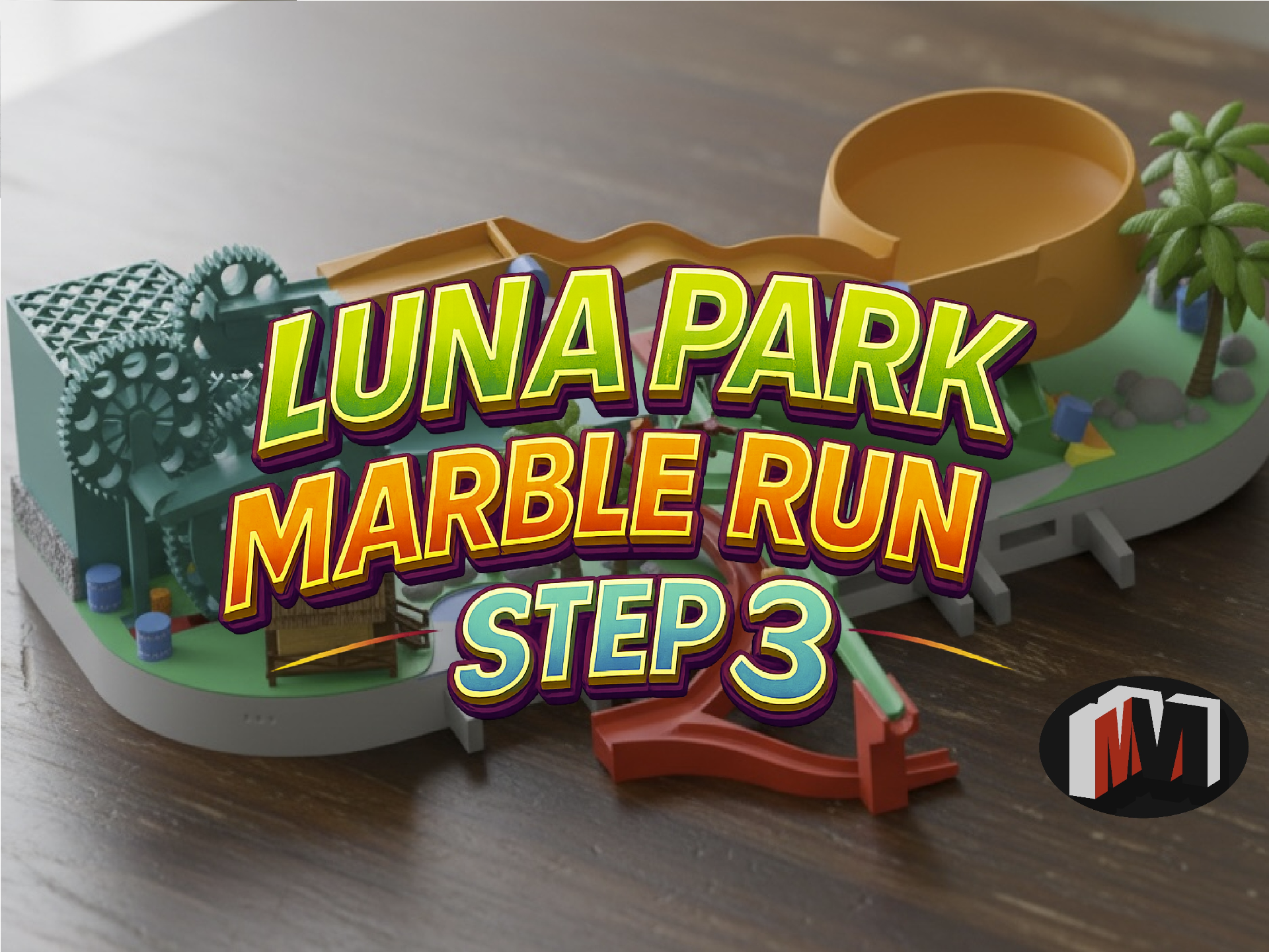 Luna Park Marble Run Step 3