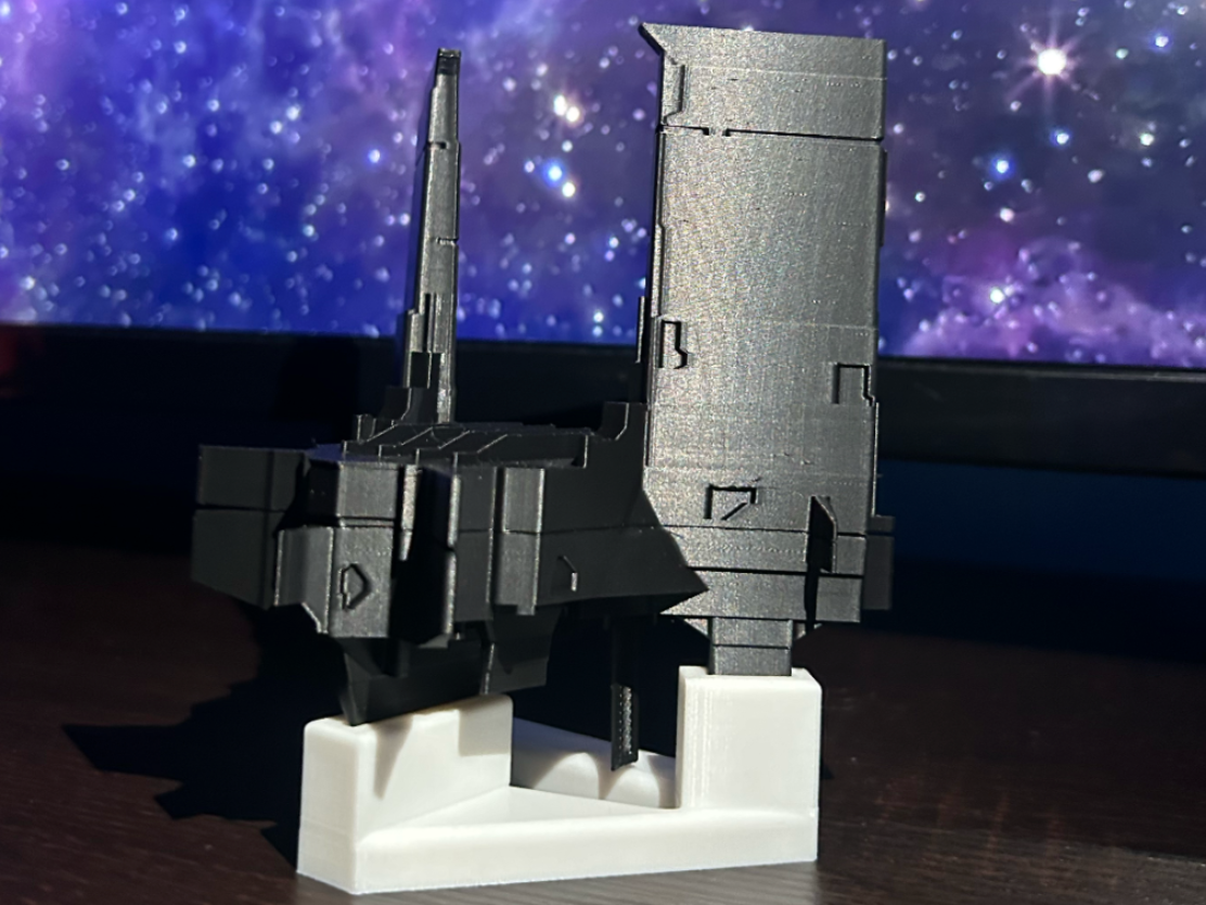 Eve Online Keepstar Citadel Spaceship with Stand