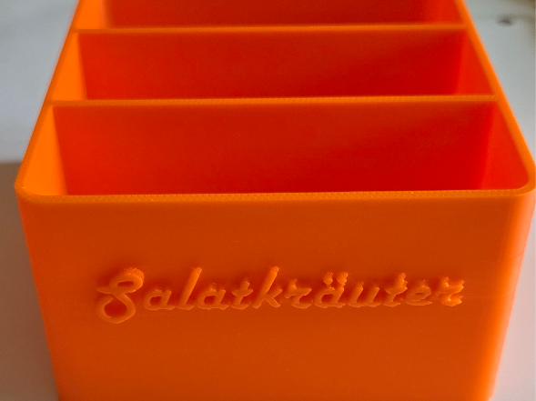 Aufbewahrung Salatkräuter