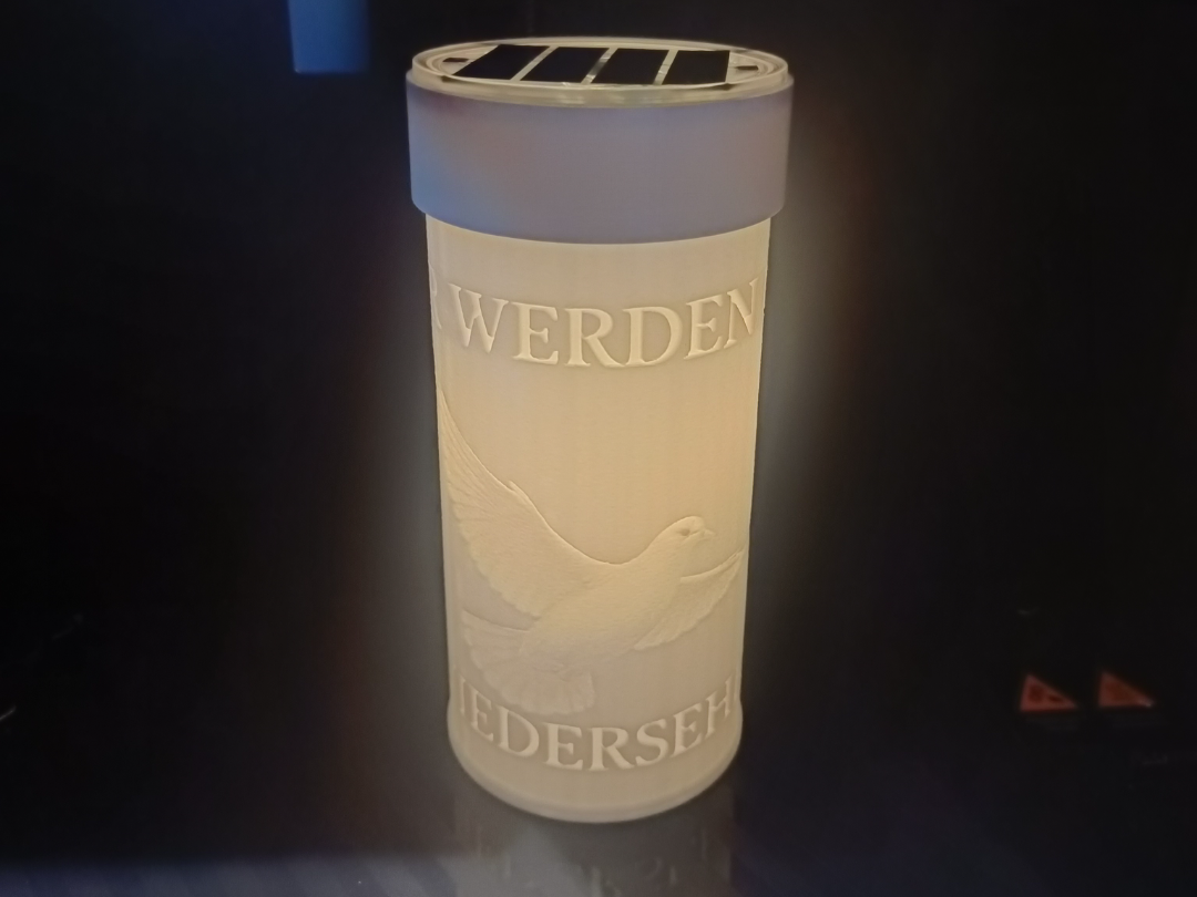 Grablicht - Wir werden uns Wiedersehen mit Taube