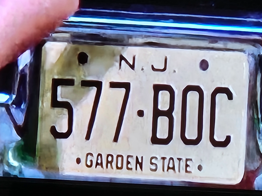 F13th 1977 K10 Truck License Plate Keychain