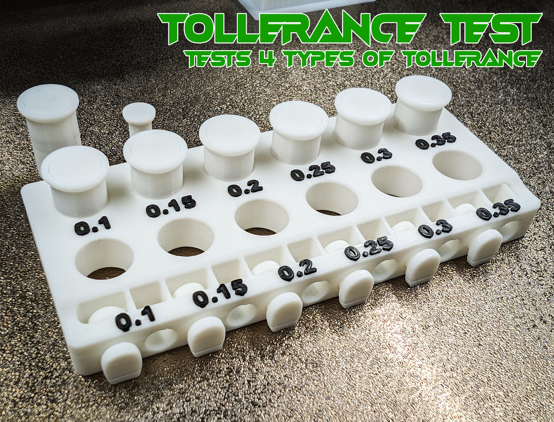 Multi-Type Tolerance Test