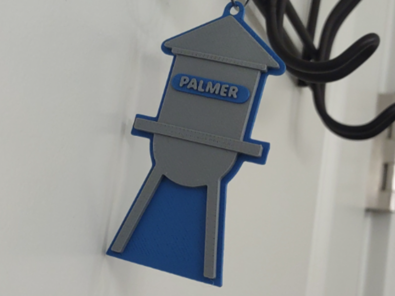 Cartoon Palmer Watertower (Any Printer Compatible)