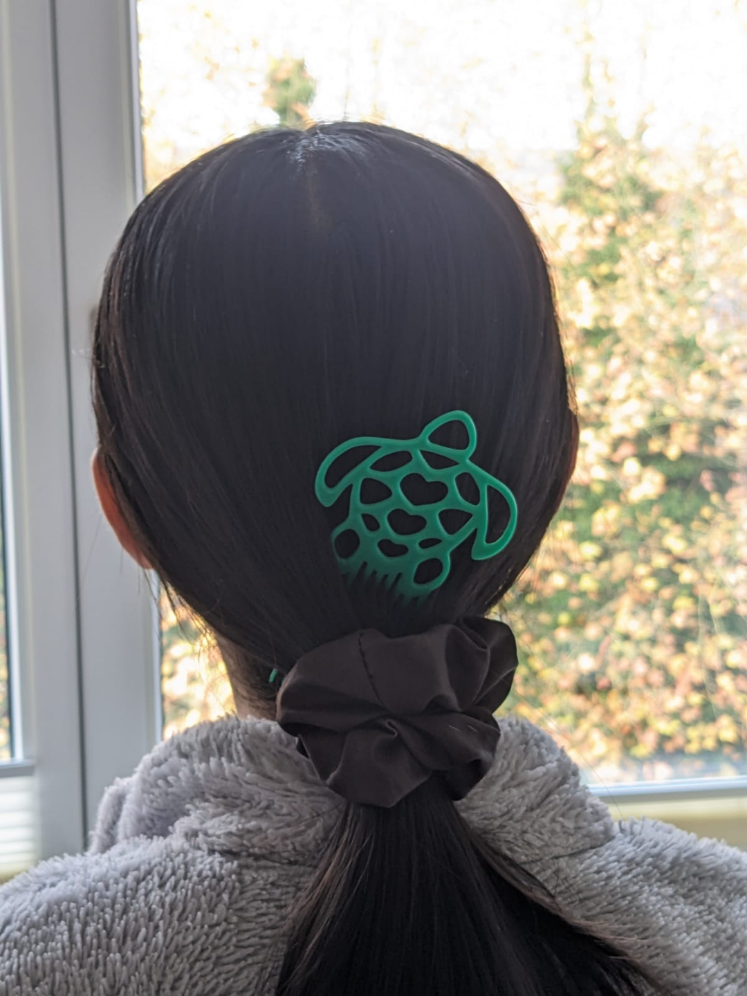 Sea turtle hairpin