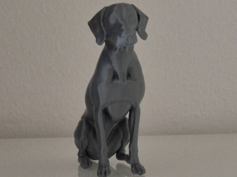 Weimaraner – 3D Printable Dog Statue