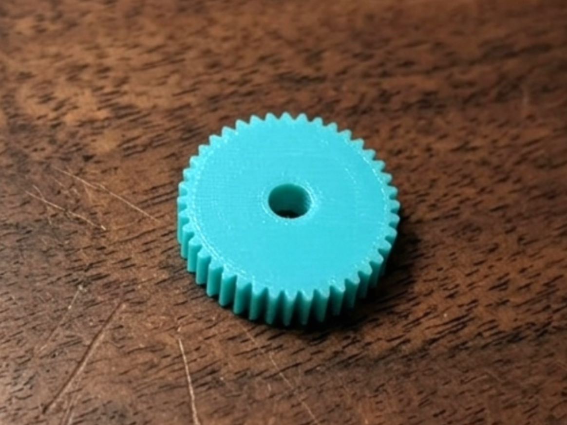 Involute gear Modul 0,5 40 teeth 4mm hole