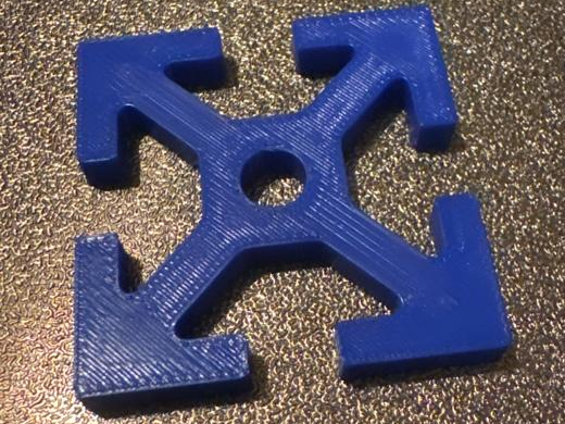 4040 miniature extruded bar model