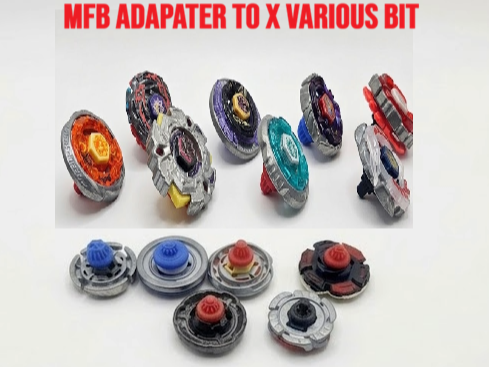 Beyblade MFB To X adapter Bits