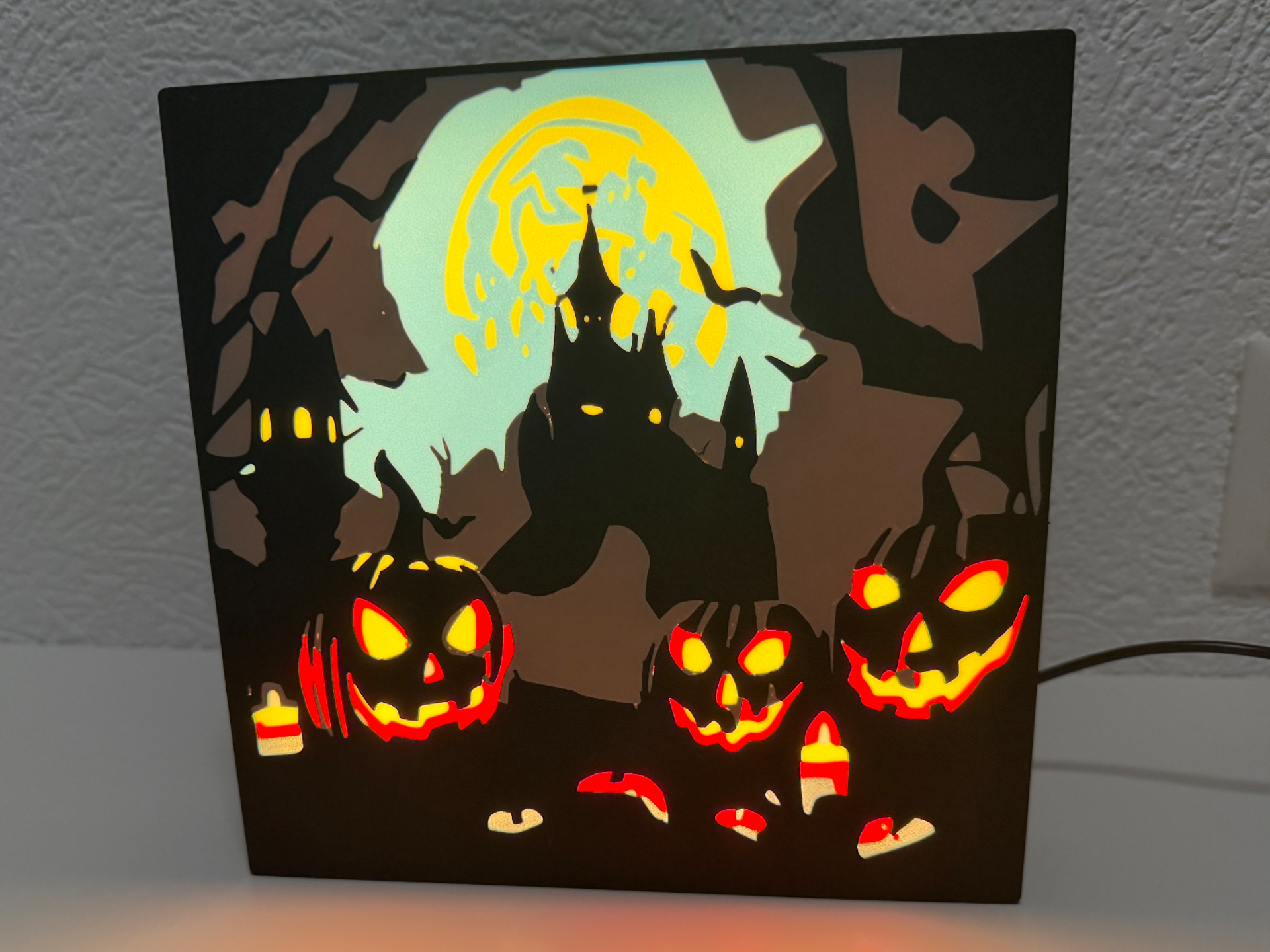 Lightbox ambiance Halloween