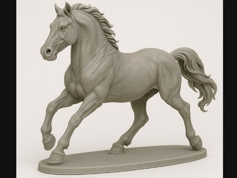 Horse Equine Sculpture – Detailed in Motion