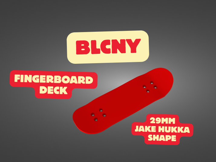 BLCNY jake hukka shape pro fingerboard deck  29mm