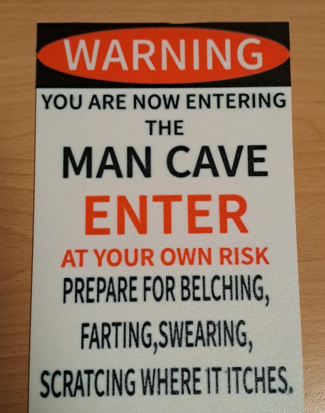 mancave plate