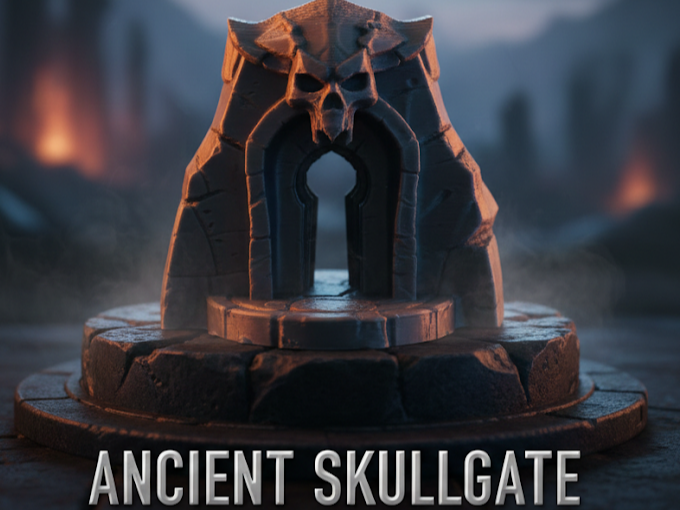 Ancient Skullgate - 3D Printable STL File