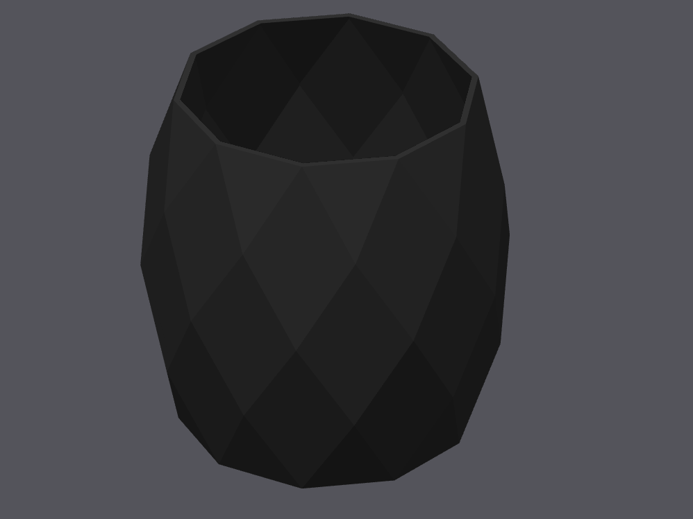 geometric plant pot