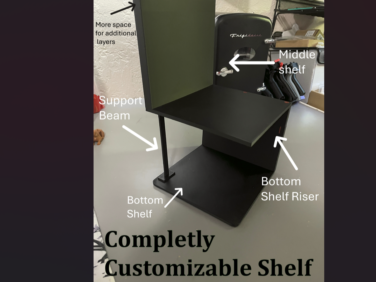 Fully Customizable Corner Shelf