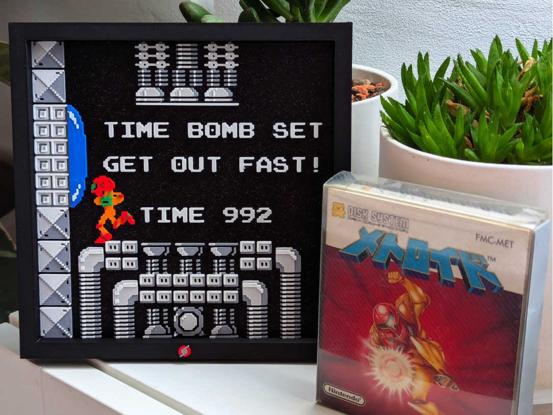 Metroid - Time Bomb Set - Escape Sequence - NES