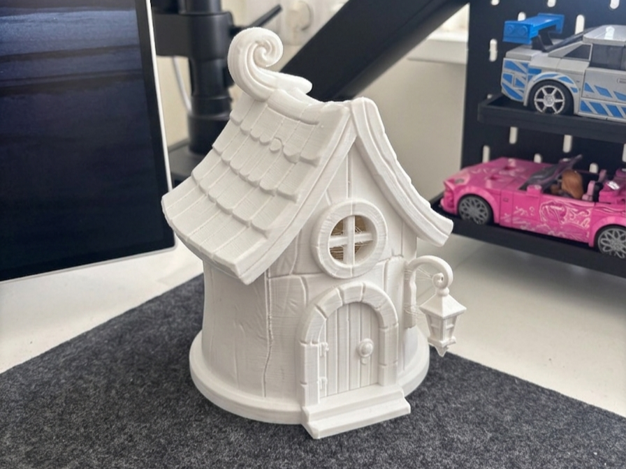 Fairy Tale Cottage | Whimsical Swirl Roof House
