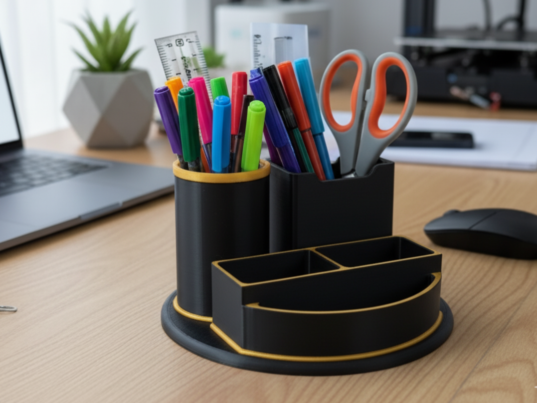 Modern Workspace Desktop Organizer