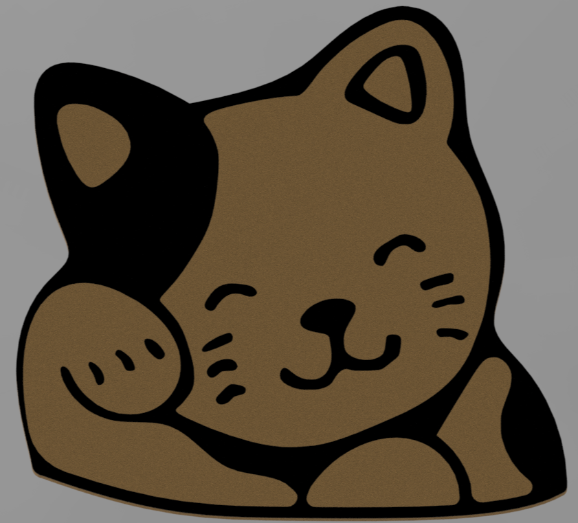 Puss Fridge Magnet