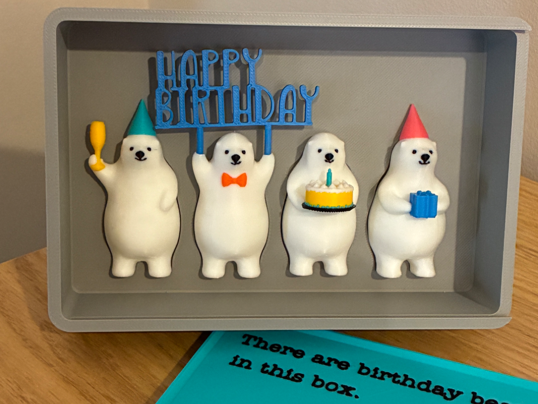 Box for KUMATY Polar Bear Birthday Pack