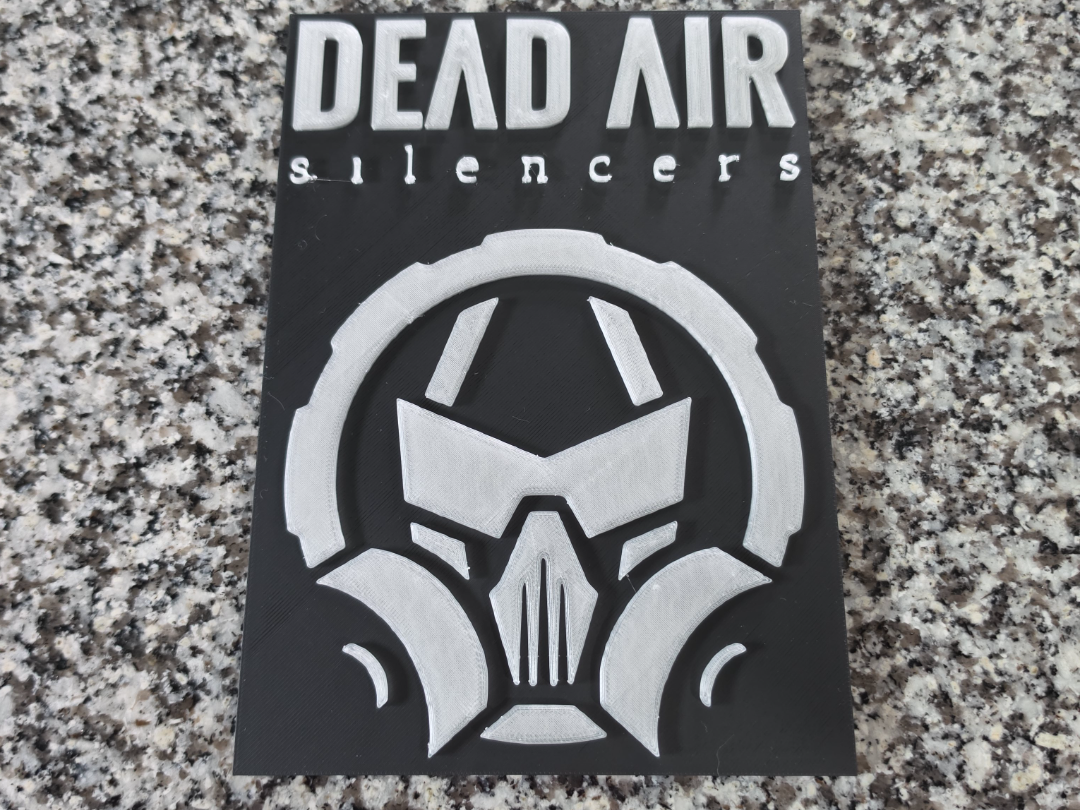 Dead Air Suppressors 2A 3D Logo Wall Sign Plaque