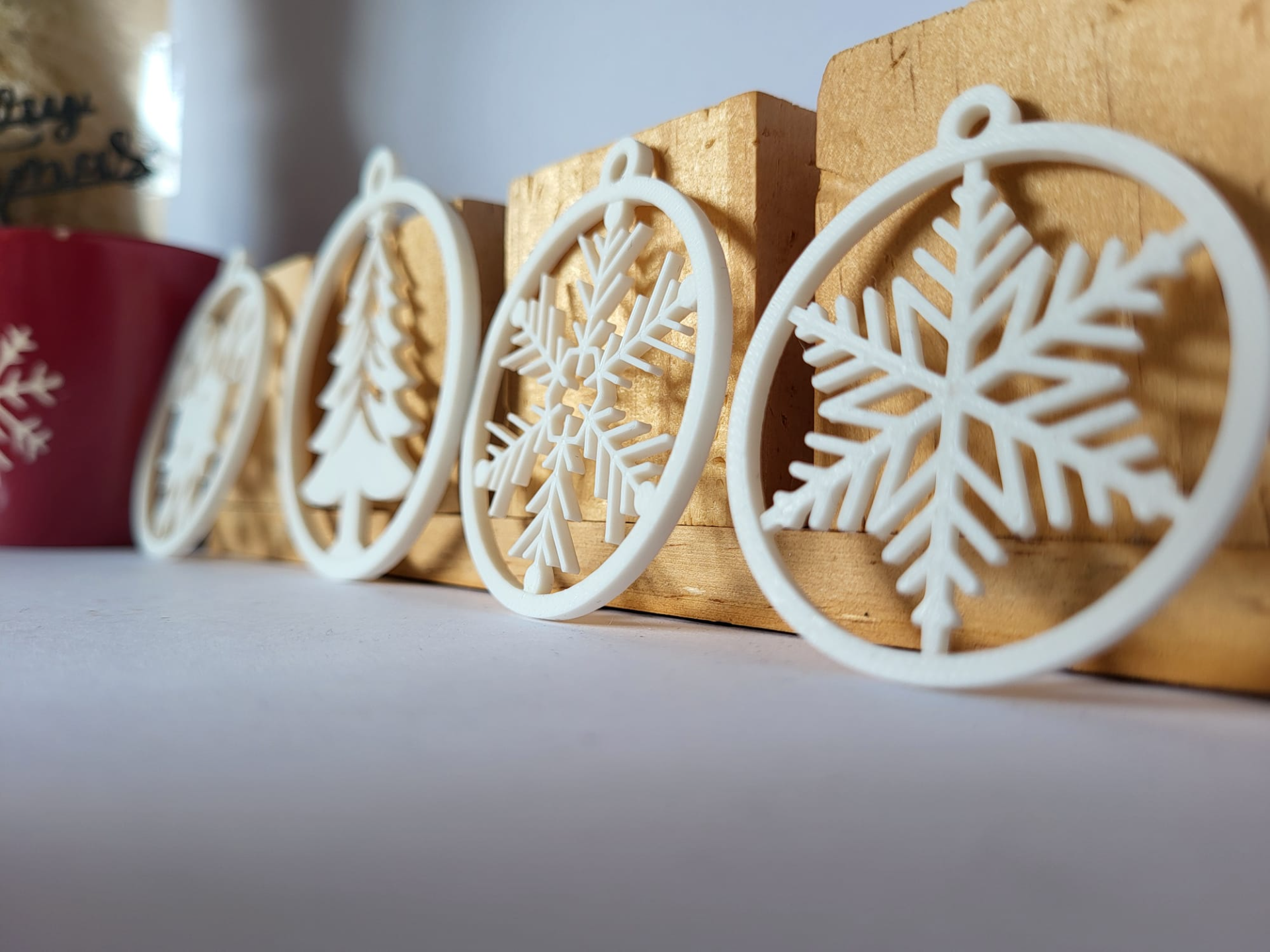 Christmas Ornament Set – 5 Modern Designs