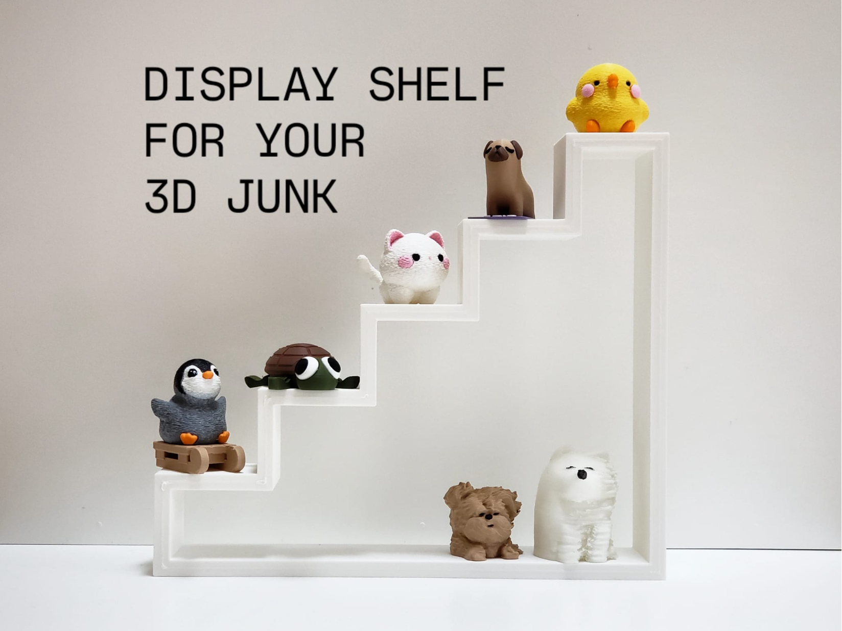 Stairs Display Shelf for Miniatures