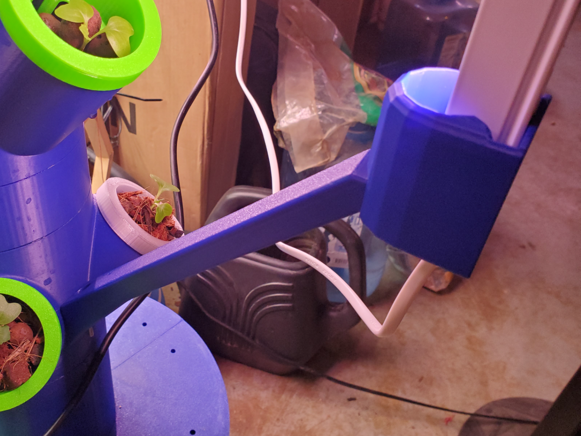 PETG profile for Hydroponic tower garden LED mount