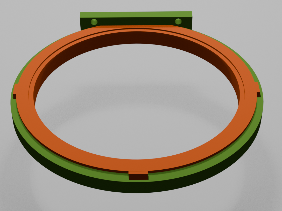 3D PRINTABLE WALL MOUNTED TRASH CAN