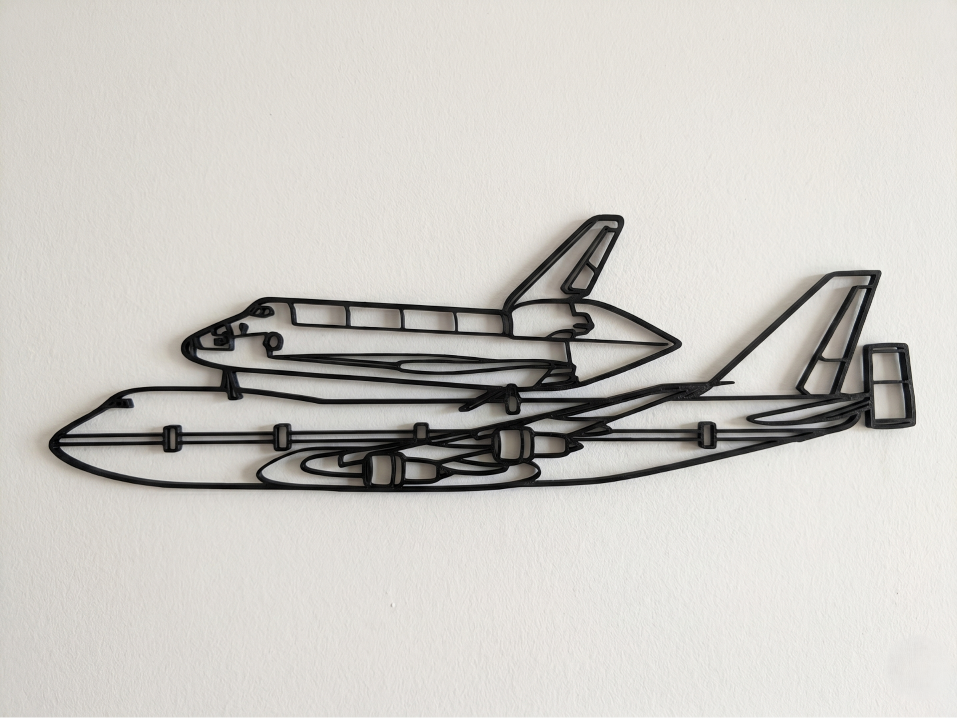 Boeing 747 NASA Space Shuttle Hauler Wall Art