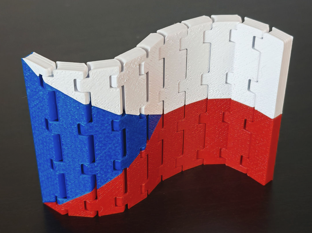 Czech Republic Flag - flexible, double-sided