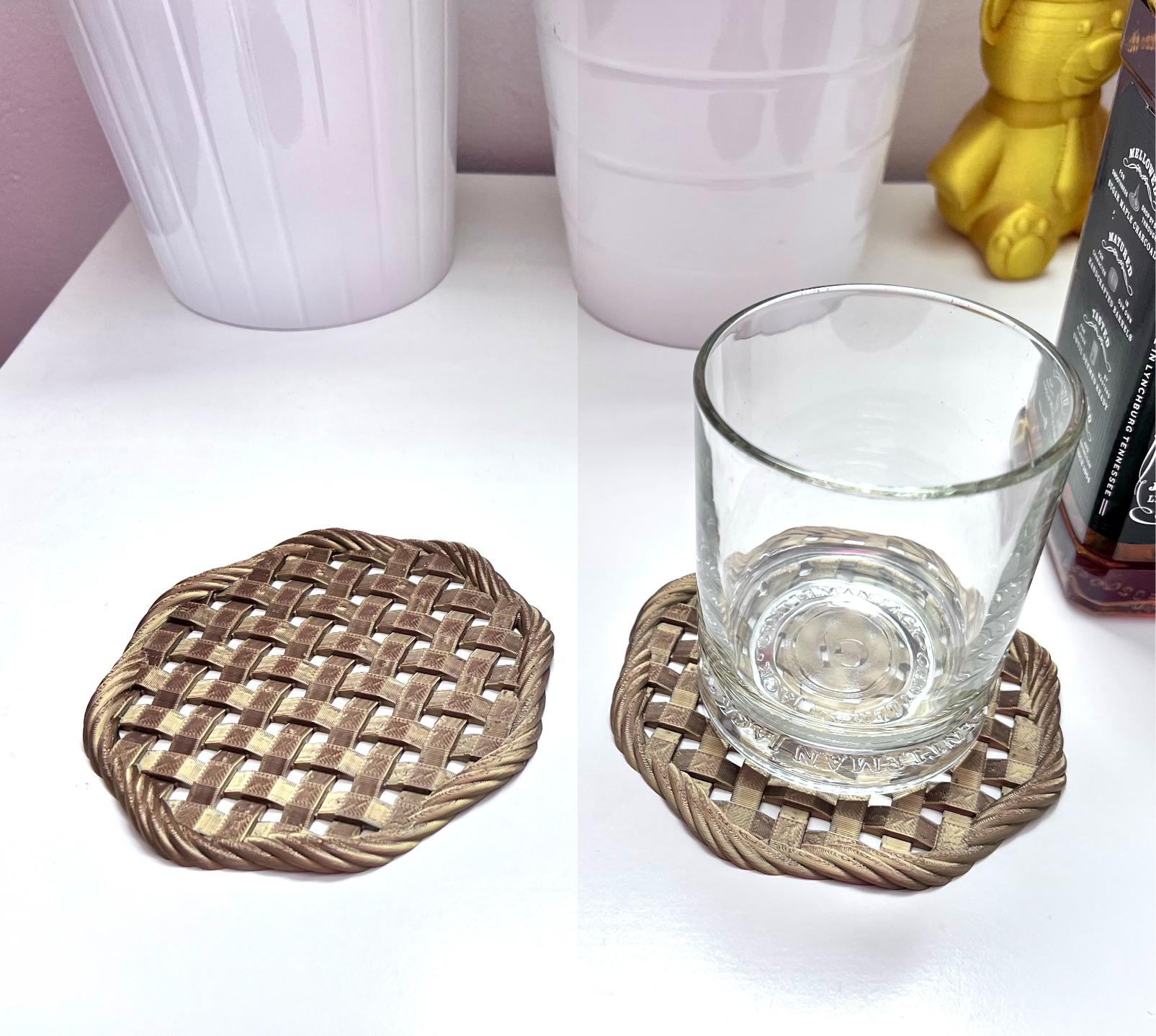 Cup rope coaster