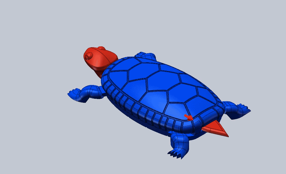 Scalable turtle toy可伸缩的乌龟玩具