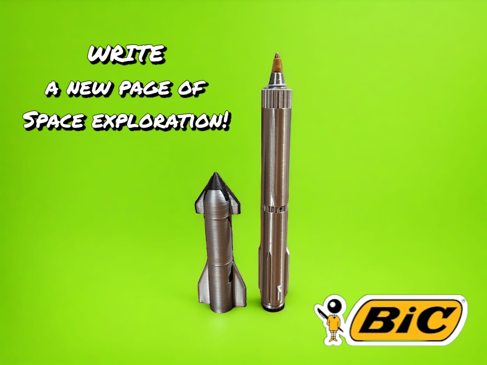 Starship pen (SpaceX)_ ROCKET PEN COLLECTION