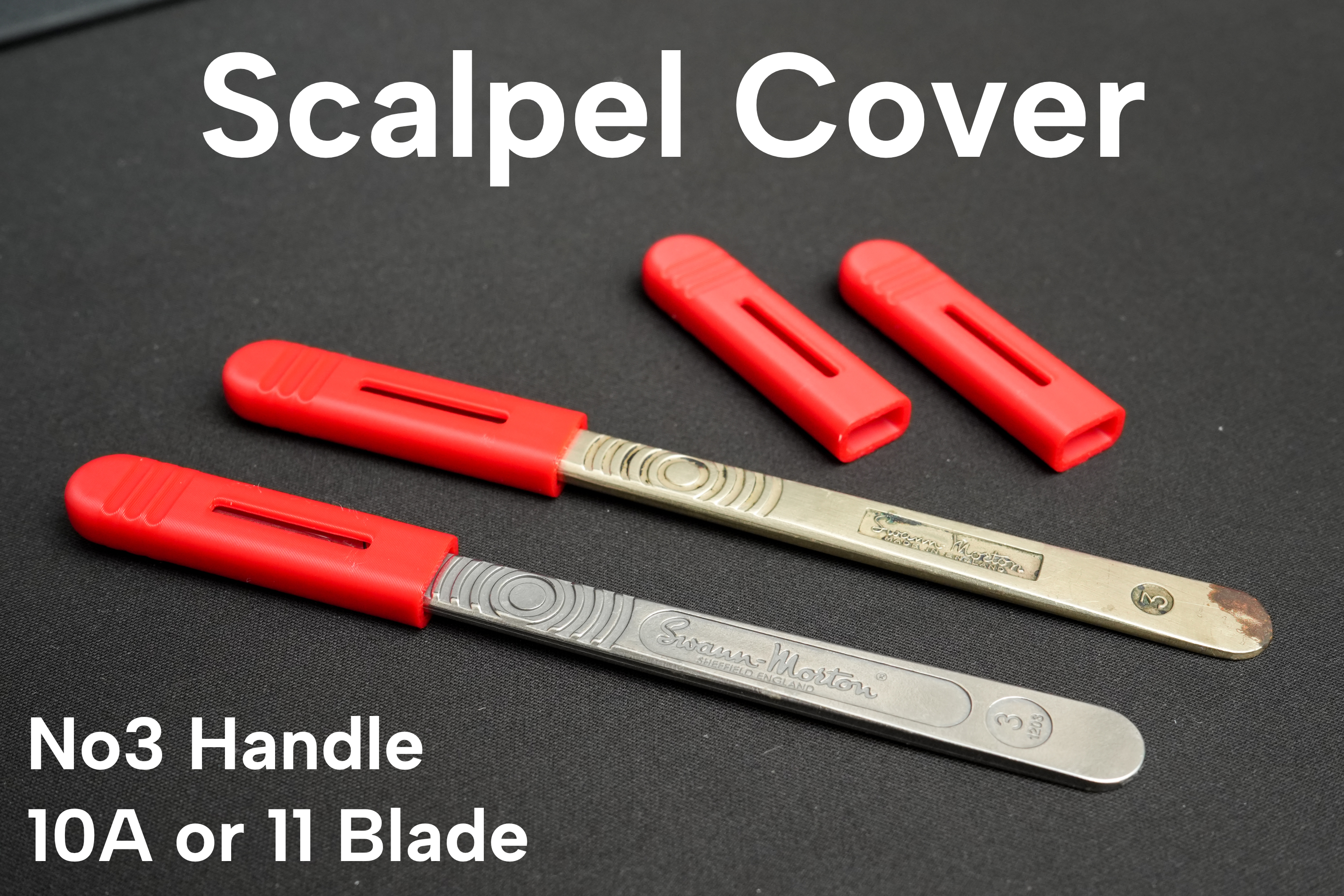 Scalpel Cover for Swann No.3 Handle & Blade 10A