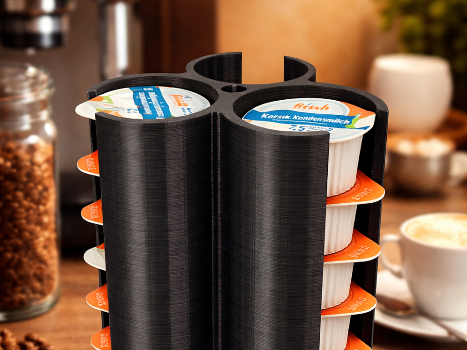 Drehbarer Kaffeesahne-Spender (33 Portionen)
