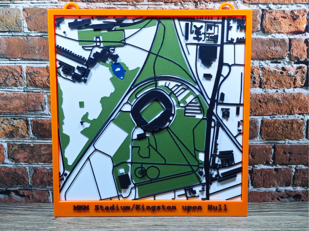 MKM Stadium Hull City A.F.C. FC  3DMiniaturmodell