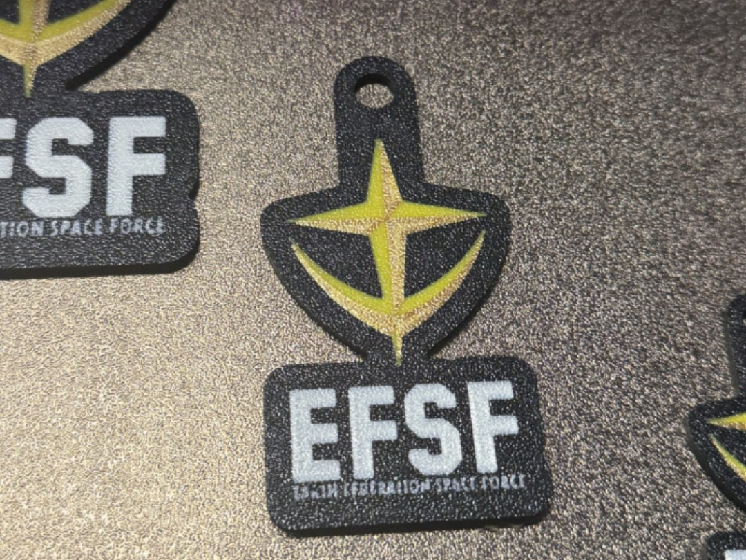 Mobile Suit Gundam EFSF Keychain