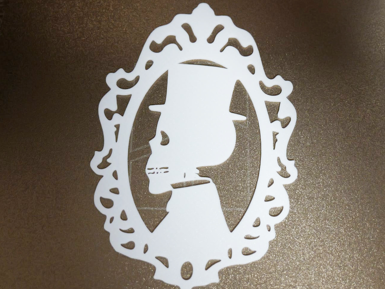 Silhouette of a skeleton