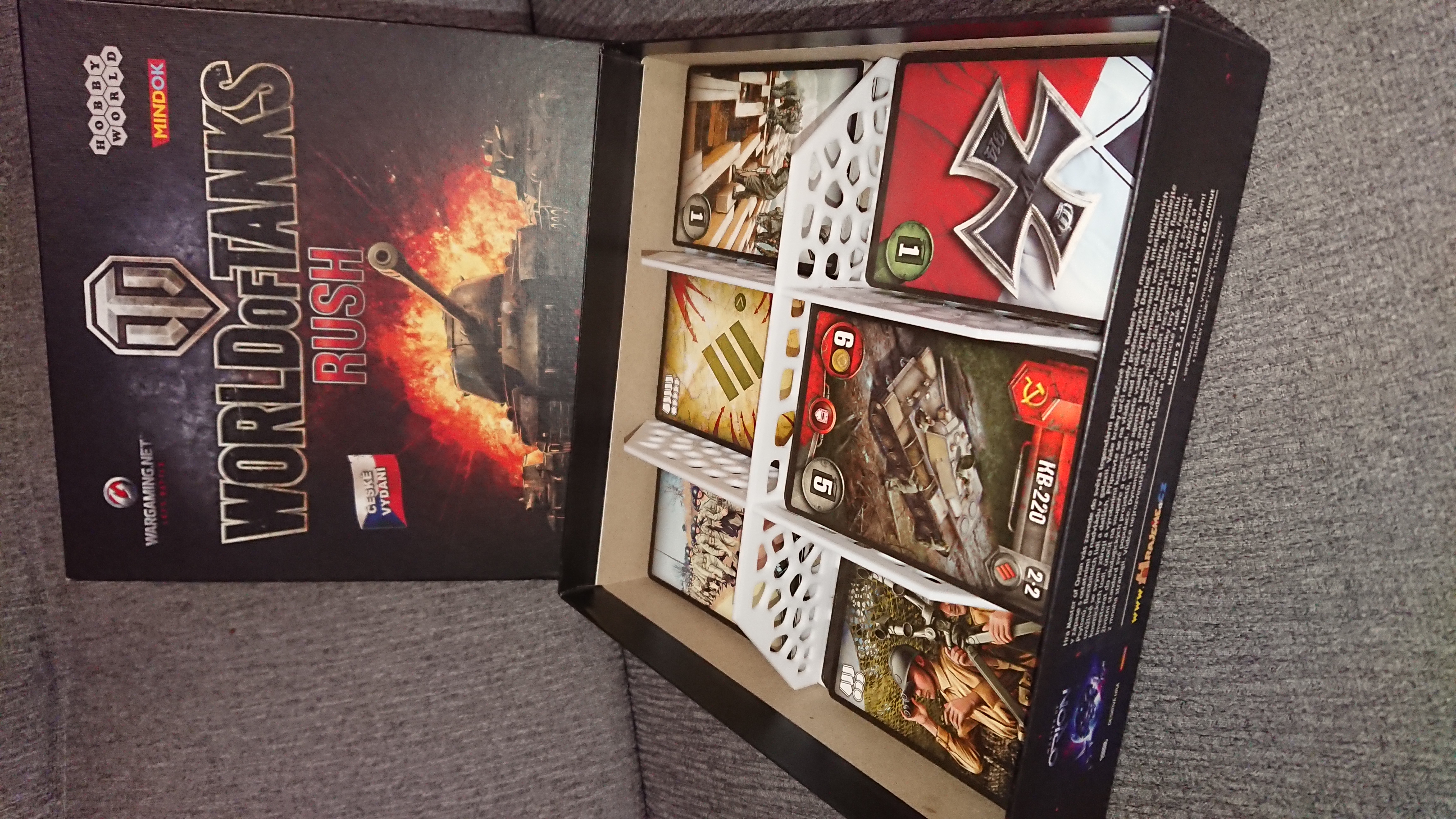 World of Tanks Rush (Mindok) - board game insert