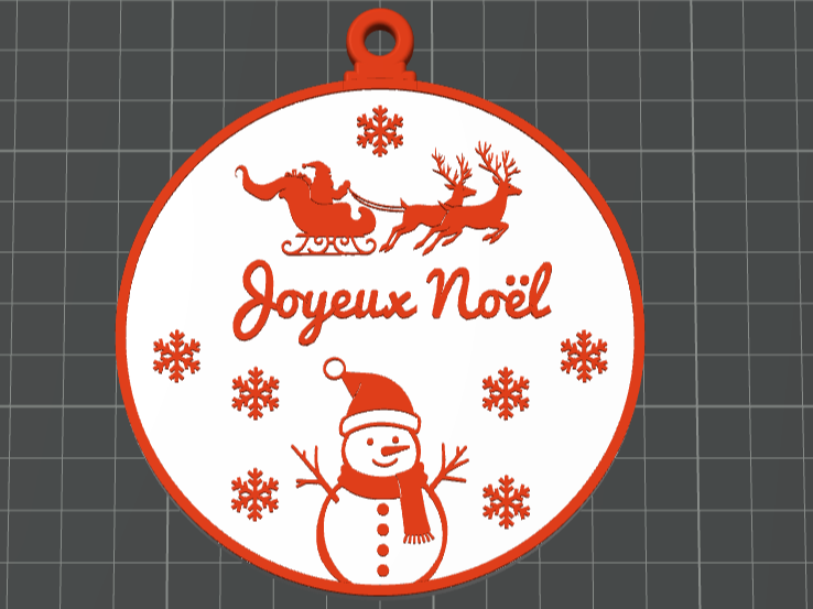 Ornement Joyeux Noël