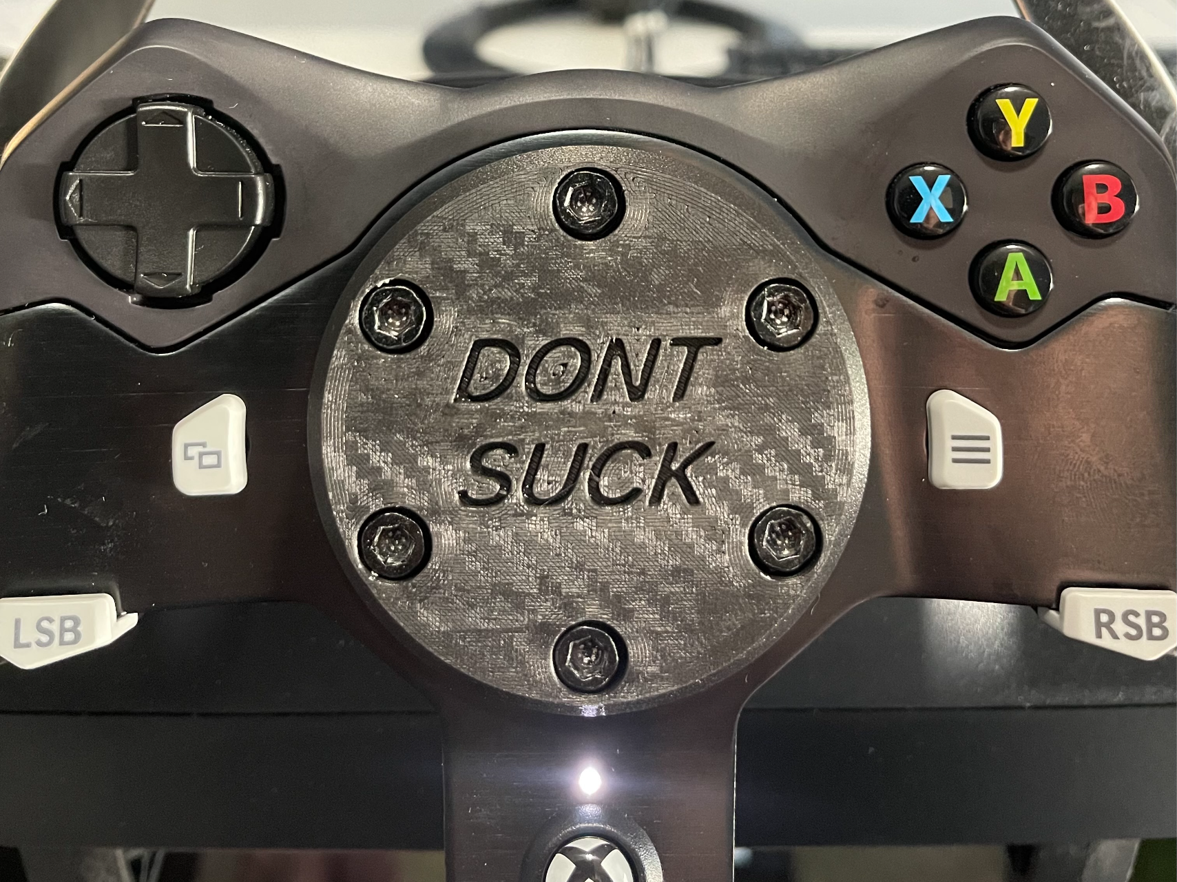 G920 Steering Wheel Center
