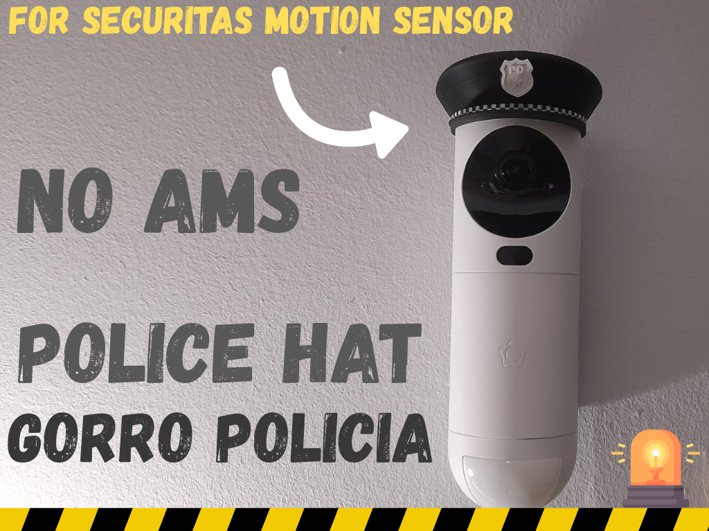 Gorro de policia para sensor Securitas