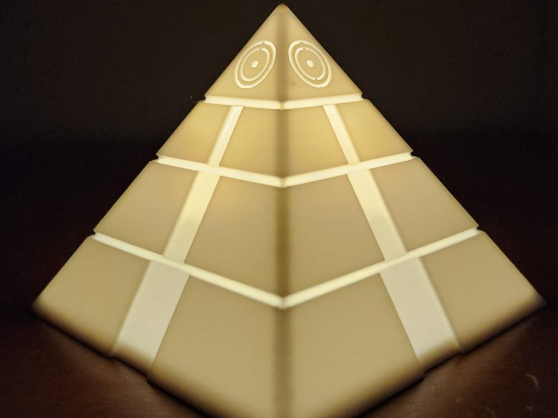 Ra's Cheops Class Starship - Stargate Lamp (80mm)